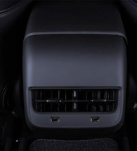 Car Rear Vent Cover (Tesla) - Matte Black
