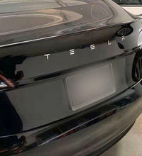 Car Sticker (Tesla) - Sliver