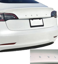 Car Sticker (Tesla) - Sliver
