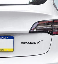 Car Sticker (Tesla) - Space X (Black)