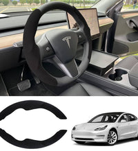 Car Steering Wheel Cover 2 sides - Tesla