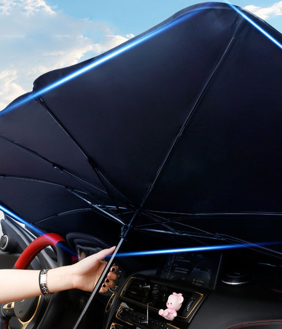 Car Windshield Umbrella - Black