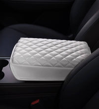 Car Armrest Cushion (Tesla) - White