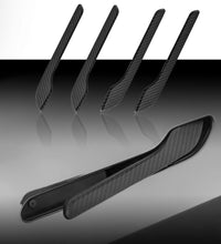 Car Door Handle Stickers (Tesla) - Gloss Black Carbon  (4 pcs a Pack)