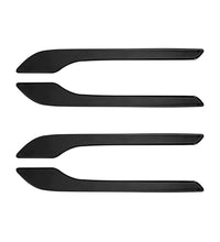 Car Door Handle Stickers (Tesla) - Gloss Black  (4 pcs a Pack)