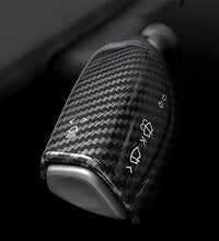 Car Gear Shift Cover (2 pcs a pack) - Tesla - Matte Black Carbon