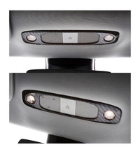 Car Reading Light Cover (2 pcs a Pack) - Tesla - Matte Black Carbon