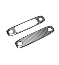Car Reading Light Cover (2 pcs a Pack) - Tesla - Gloss Black Carbon