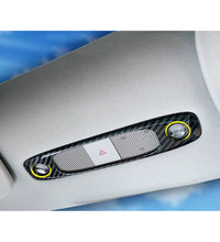 Car Reading Light Cover (2 pcs a Pack) - Tesla - Gloss Black Carbon