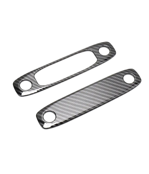 Car Reading Light Cover (2 pcs a Pack) - Tesla - Gloss Black Carbon