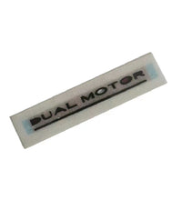 Car Sticker (Tesla) - Dual Motor - Black