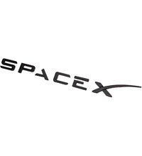 Car Sticker (Tesla) - Space X (Black)