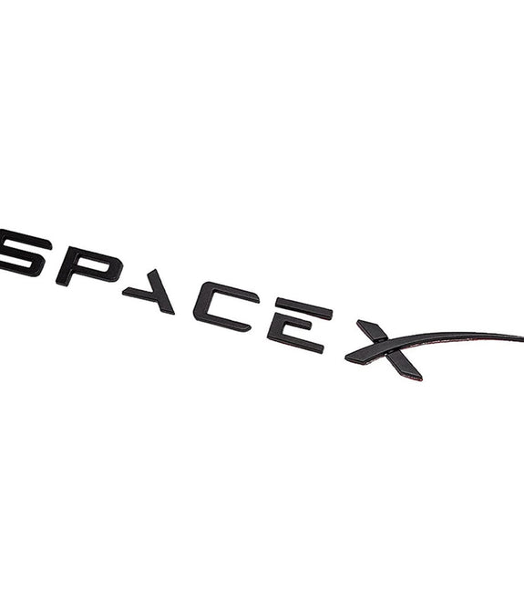 Car Sticker (Tesla) - Space X (Black)