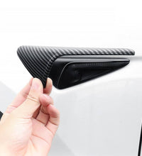 Car Side Camera Covers (Tesla) - Matte Black Carbon (2 pca a Pack)