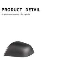 Car Side Mirror Cover (2 pcs a pack) - Tesla - Model 3 - Matte Black Carbon