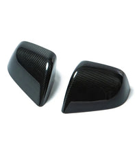 Car Side Mirror Cover (2 pcs a pack) - Tesla - Model 3 - Gloss Black Carbon