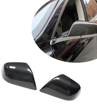 Car Side Mirror Cover (2 pcs a pack) - Tesla - Model 3 - Gloss Black Carbon