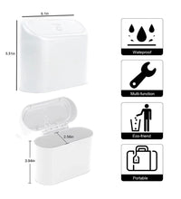 Car Trash Can - White