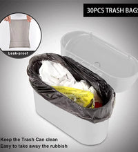 Car Trash Can - White