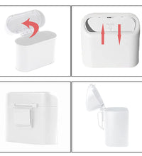 Car Trash Can - White
