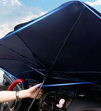 Car Windshield Umbrella - Black