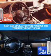 Car Windshield Umbrella - Black