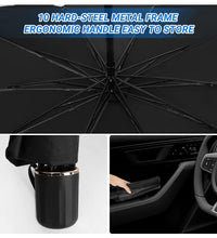 Car Windshield Umbrella - Black