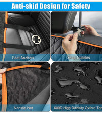 Dog Car Seat Cover - Black